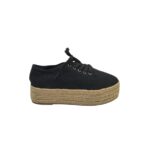 Espadrile dama Truffle 38, material textil, negru
