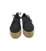 Espadrile dama Truffle 38, material textil, negru - imagine 3