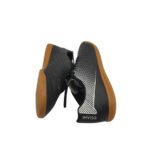 Adidasi barbati Imviso 41, imitatie de piele, negru alb - imagine 4
