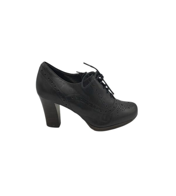 Pantofi dama Van der Laan 37, piele, negru - imagine 1