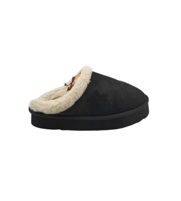 Cizme dama 41, material textil, negru, imblanite - imagine 1