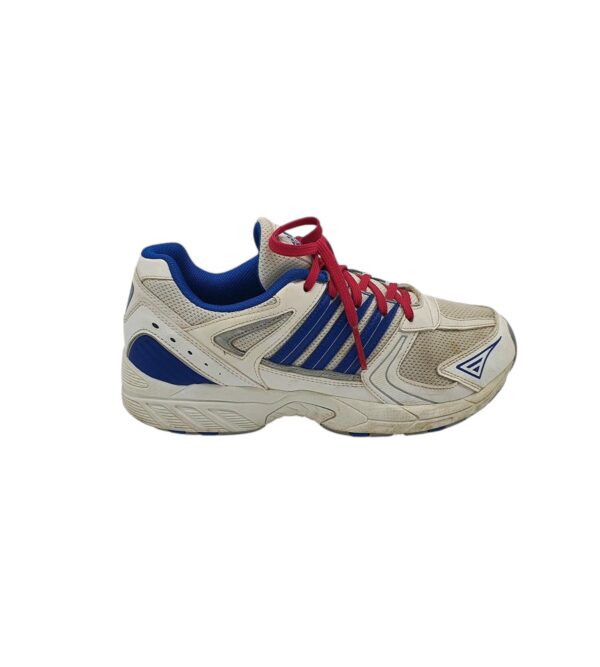 Adidasi barbati Adidas 40, imitatie de piele, material textil, alb - imagine 1