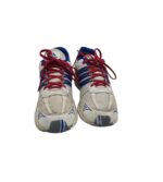 Adidasi barbati Adidas 40, imitatie de piele, material textil, alb - imagine 3