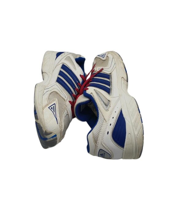 Adidasi barbati Adidas 40, imitatie de piele, material textil, alb - imagine 4