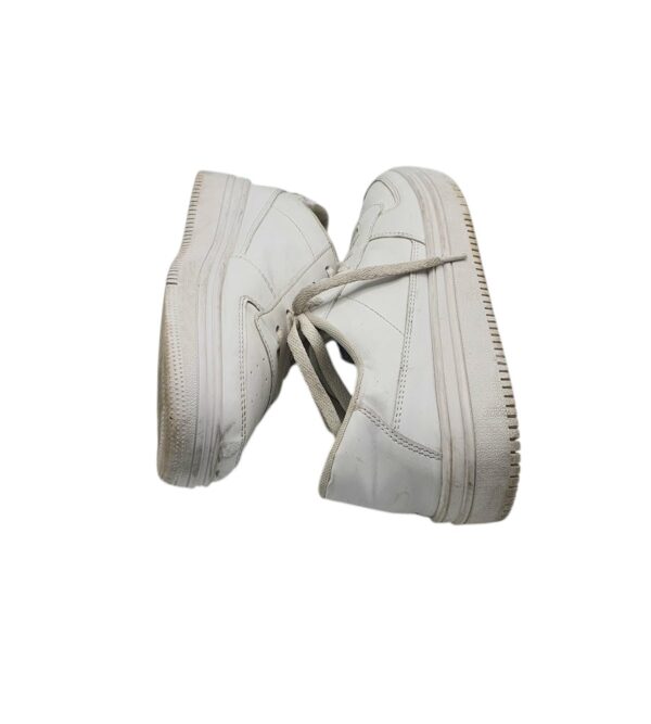 Adidasi barbati 41, imitatie de piele, alb - imagine 4