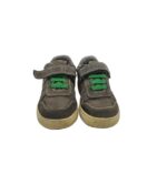 Adidasi copii Primigi 29, piele intoarsa, imitatie de piele, gri - imagine 3