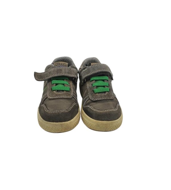 Adidasi copii Primigi 29, piele intoarsa, imitatie de piele, gri - imagine 3