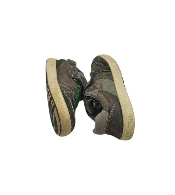 Adidasi copii Primigi 29, piele intoarsa, imitatie de piele, gri - imagine 4