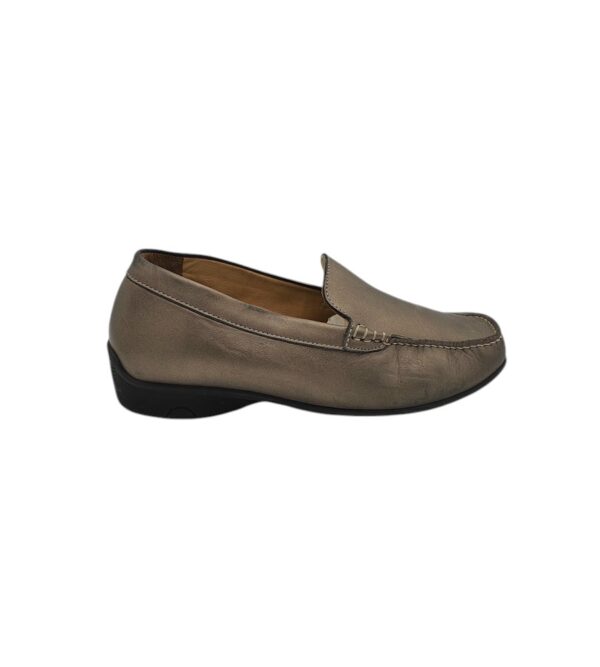 Mocasini dama Theresia 40, piele, bej - imagine 1