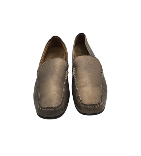 Mocasini dama Theresia 40, piele, bej - imagine 3