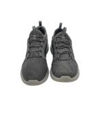 Adidasi barbati Skechers 41, material textil, gri - imagine 3