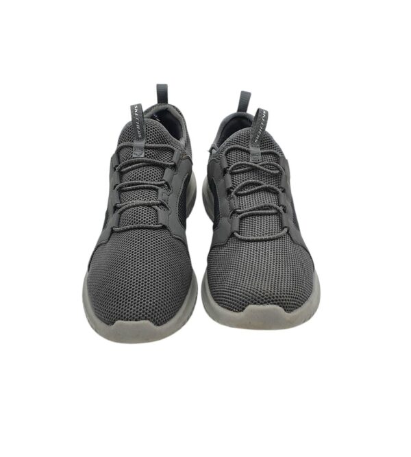 Adidasi barbati Skechers 41, material textil, gri - imagine 3