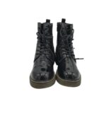 Ghete dama Tom Tailor 39, imitatie de piele, negru - imagine 3