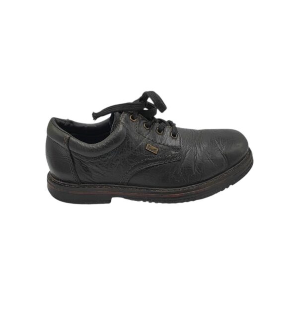 Pantofi barbati Rieker 40, piele, negru - imagine 1