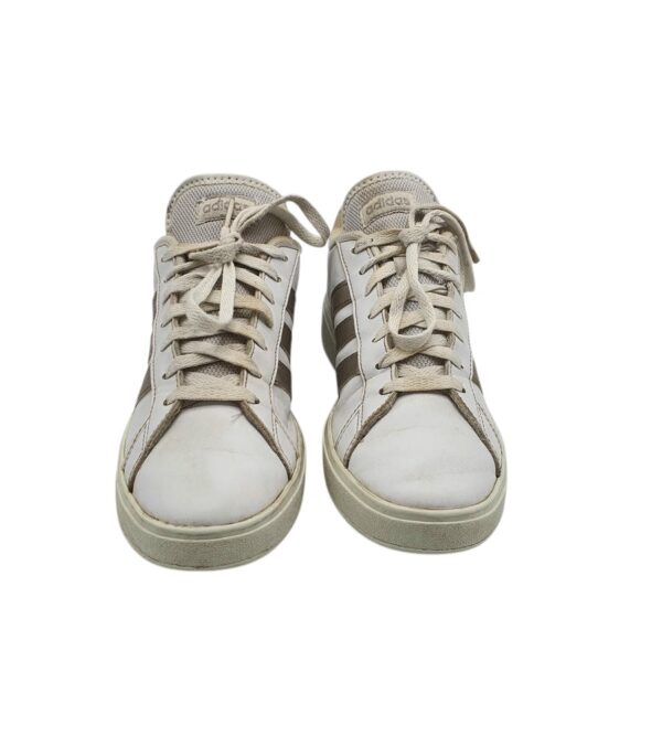 Adidasi dama Adidas 39, imitatie de piele, alb - imagine 3