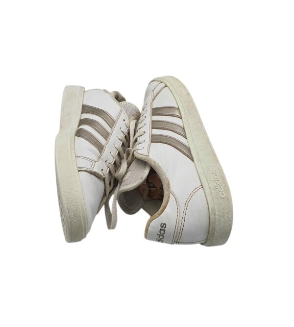 Adidasi dama Adidas 39, imitatie de piele, alb - imagine 4