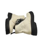 Ghete dama Go+ 40, piele, alb - imagine 4