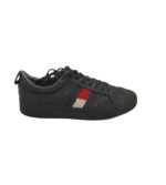 Tenisi barbati Tommy Hilfiger 44, piele, negru