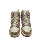 Adidasi dama Nike 40.5 material textil, alb negru - imagine 3