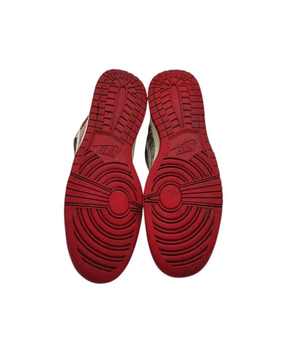 Adidasi dama Nike 40.5 material textil, alb negru - imagine 5