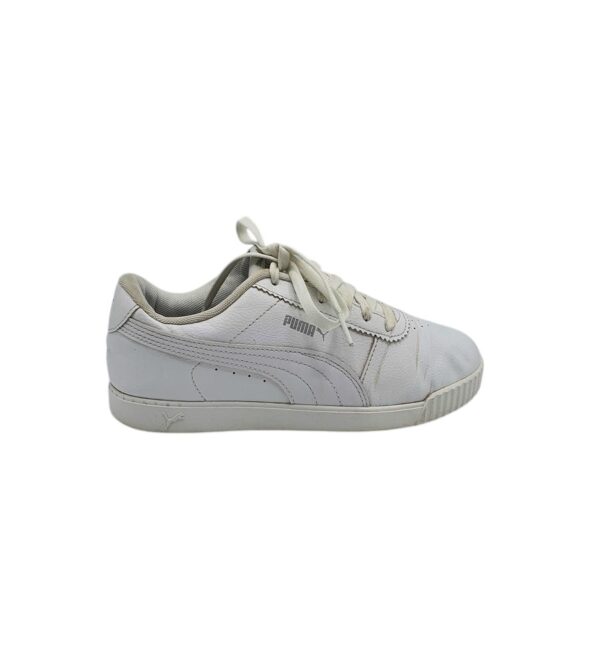 Adidasi dama Puma 39, imitatie de piele, alb - imagine 1