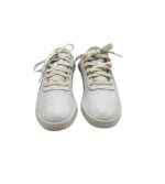 Adidasi dama Puma 39, imitatie de piele, alb - imagine 3