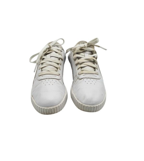 Adidasi dama Puma 39, imitatie de piele, alb - imagine 3