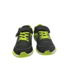 Adidasi copii Vty 33, material textil, negru verde - imagine 3