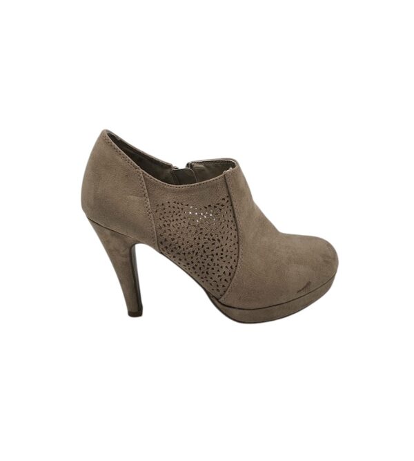 Botine dama Street Shoes 39, material textil, bej - imagine 1