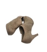 Botine dama Street Shoes 39, material textil, bej - imagine 4