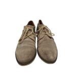 Pantofi barbati Peckott 43, material textil, piele intoarsa, bej - imagine 3