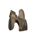Pantofi barbati Peckott 43, material textil, piele intoarsa, bej - imagine 4