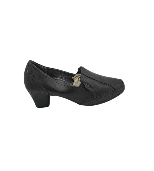 Pantofi dama Footglove 41, piele, negru - imagine 1