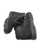 Ghete dama Trekking 39, imitatie de piele, piele intoarsa, , negru - imagine 4