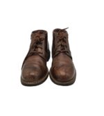 Ghete barbati Gallus 41, piele, maro - imagine 3