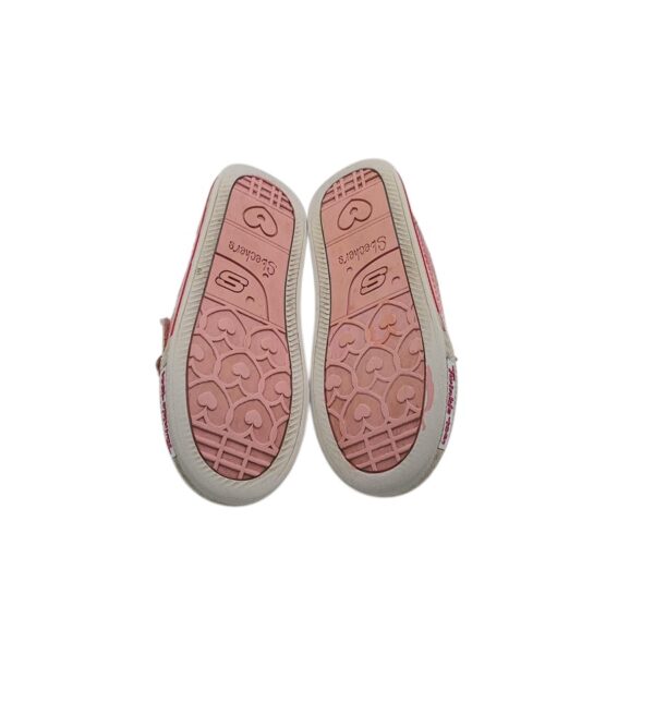 Tenisi copii Skechers 24, material textil, roz - imagine 5