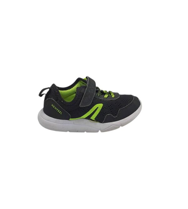Adidasi copii NewFeel 32, imitatie de piele, material textil, negru - imagine 1