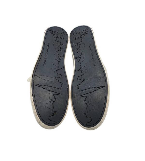 Tenisi barbati Tommy Hilfiger 44, imitatie de piele, alb - imagine 5