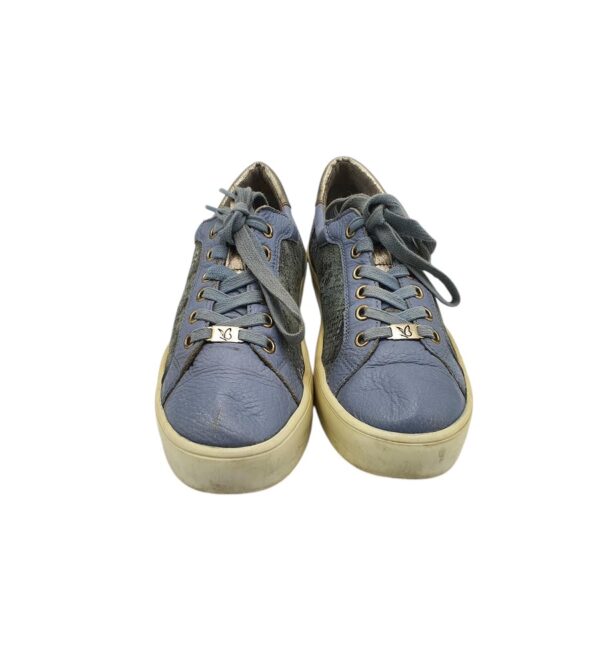 Tenisi dama Caprice 38, piele, albastru gri - imagine 3
