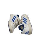 Adidasi copii Adidas 30, imitatie de piele, alb - imagine 4