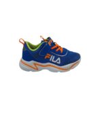 Adidasi copii Fila 35, material textil, albastru