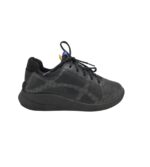 Adidasi barbati Toffeln 42, material textil, imitatie de piele, negru