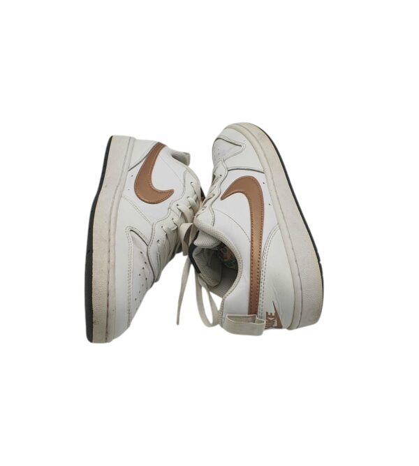 Adidasi dama Nike 38, piele, imitatie de piele, alb - imagine 4
