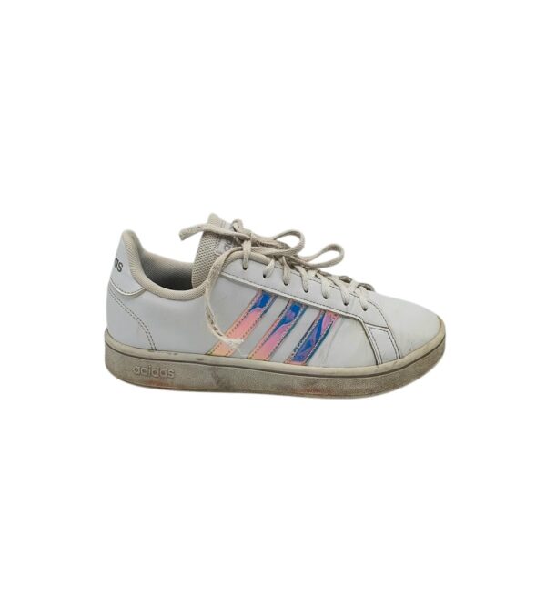 Adidasi dama Adidas 41, imitatie de piele, alb - imagine 1