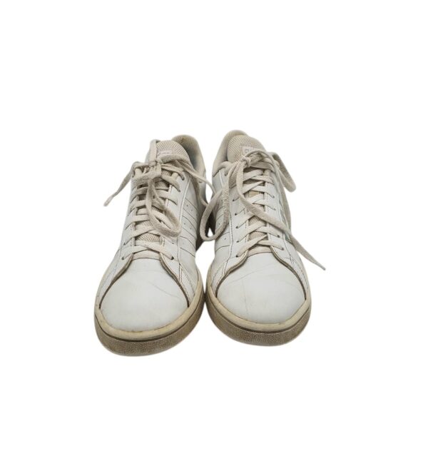 Adidasi dama Adidas 41, imitatie de piele, alb - imagine 3