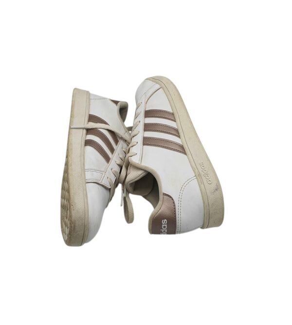 Adidasi dama Adidas 36, imitatie de piele, alb - imagine 4