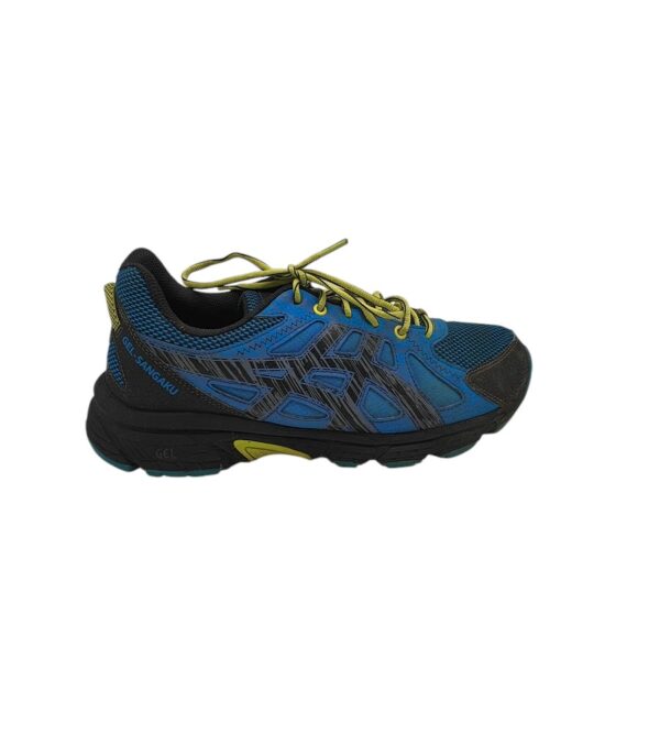 Adidasi barbati Asics 45, material textil, imitatie de piele, albastru - imagine 1