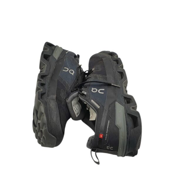 Adidasi barbati On  Cloud 42.5, material textil, negru, waterproof - imagine 4