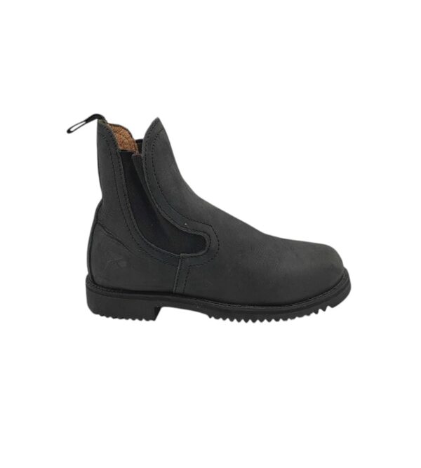 Ghete dama Hoggs of Fife 38, piele, negru - imagine 1