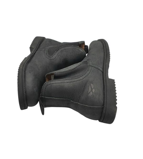 Ghete dama Hoggs of Fife 38, piele, negru - imagine 4